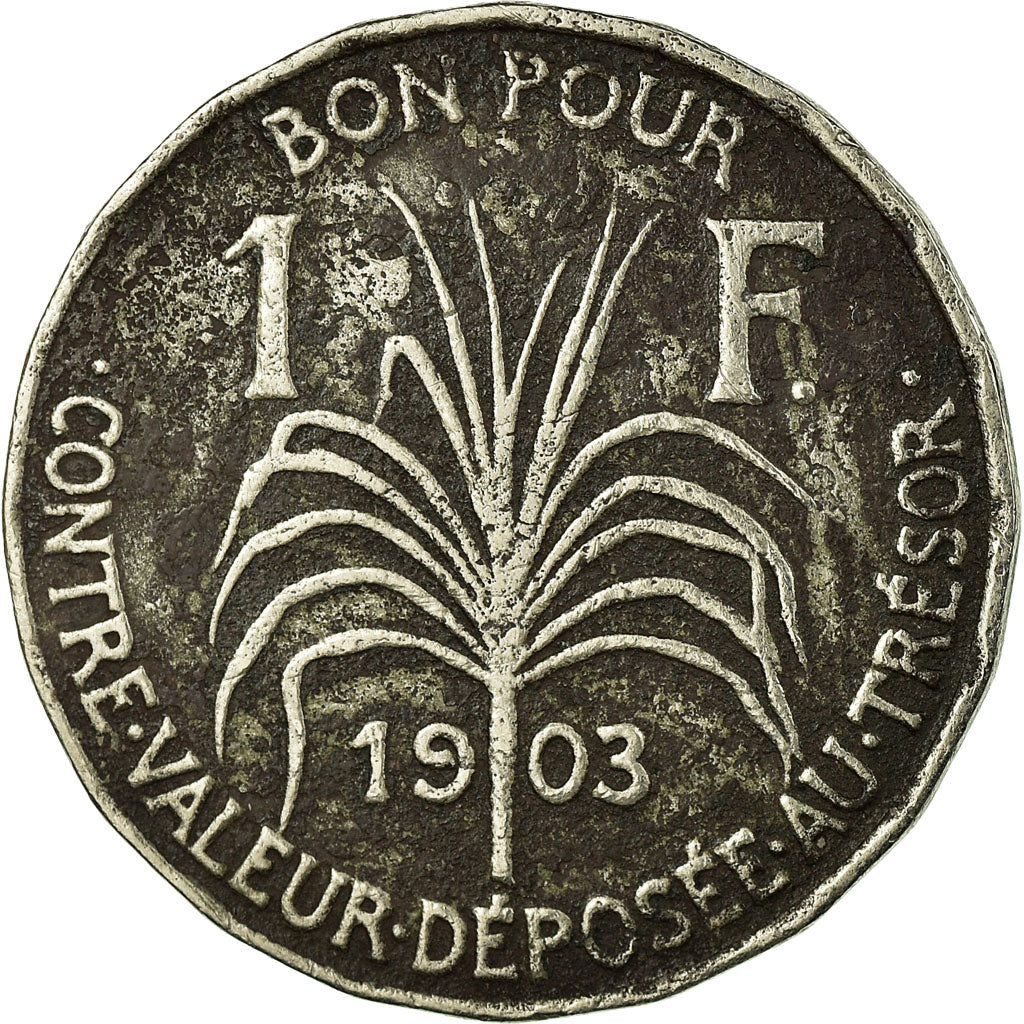 Monnaie, Guadeloupe, Franc, 1903, Paris, TB, Copper-nickel, KM:46