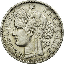 Moneta, Francja, Cérès, 2 Francs, 1895, Paris, AU(50-53), Srebro, KM:817.1