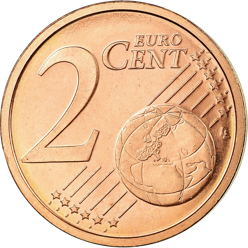 Watykan, 2 Euro Cent, 2004, Rome, MS(63), Miedź platerowana stalą