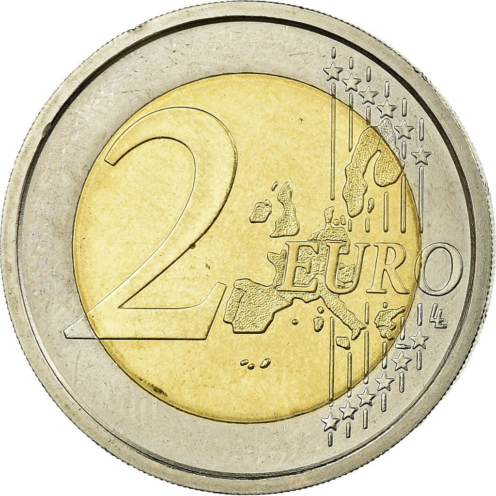VATICAN CITY, 2 Euro, 2004, AU(55-58), Bi-Metallic, KM:348