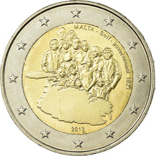Malta, 2 Euro, Self-Government 1921, 2013, SPL-, Bi-metallico