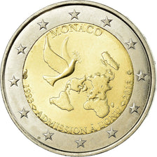 Monaco, 2 Euro, Admission à l'ONU, 2013, AU(55-58), Bi-Metallic