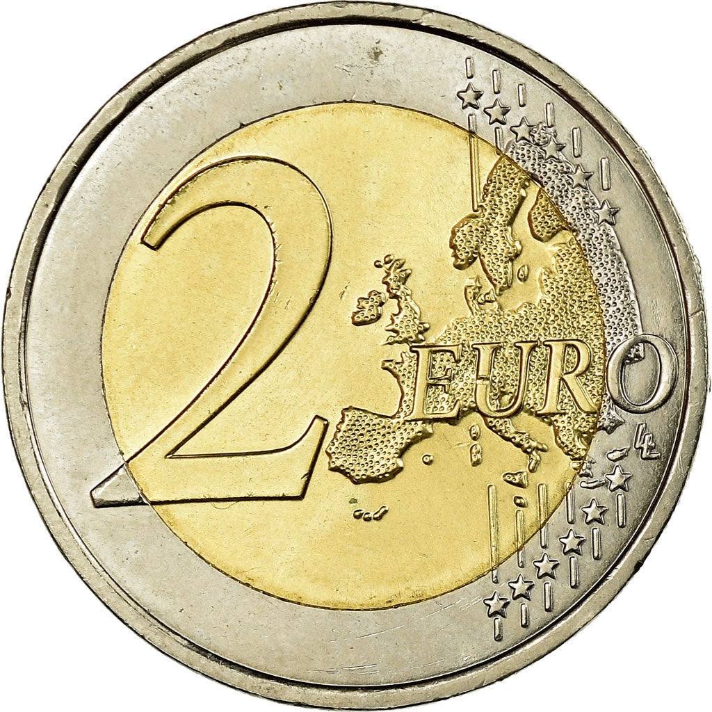 Monaco, 2 Euro, Admission à l'ONU, 2013, AU(55-58), Bi-Metallic