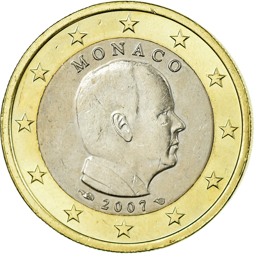 Monaco, Euro, 2007, AU(55-58), Bi-Metallic, KM:194