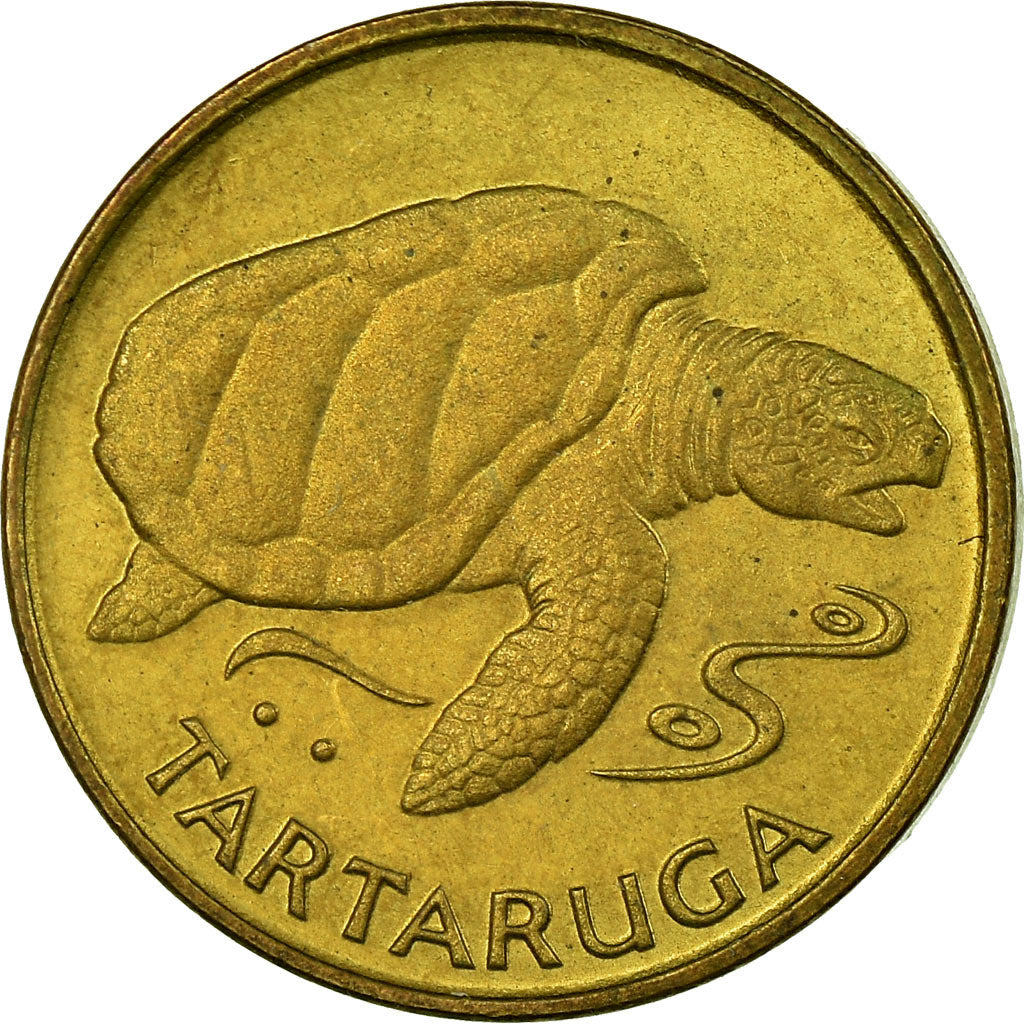 Coin, Cape Verde, Escudo, 1994, EF(40-45), Brass plated steel, KM:27