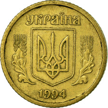 Moneta, Ucraina, 10 Kopiyok, 1994, Kyiv, BB, Ottone, KM:1.1a