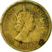 Moeda, Hong Kong, Elizabeth II, 5 Cents, 1960, VF(30-35), Níquel-Latão