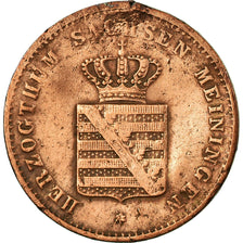 Coin, German States, SAXE-MEININGEN, Bernhard II, Pfennig, 1862, VF(30-35)