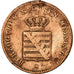 Coin, German States, SAXE-MEININGEN, Bernhard II, Pfennig, 1862, VF(30-35)