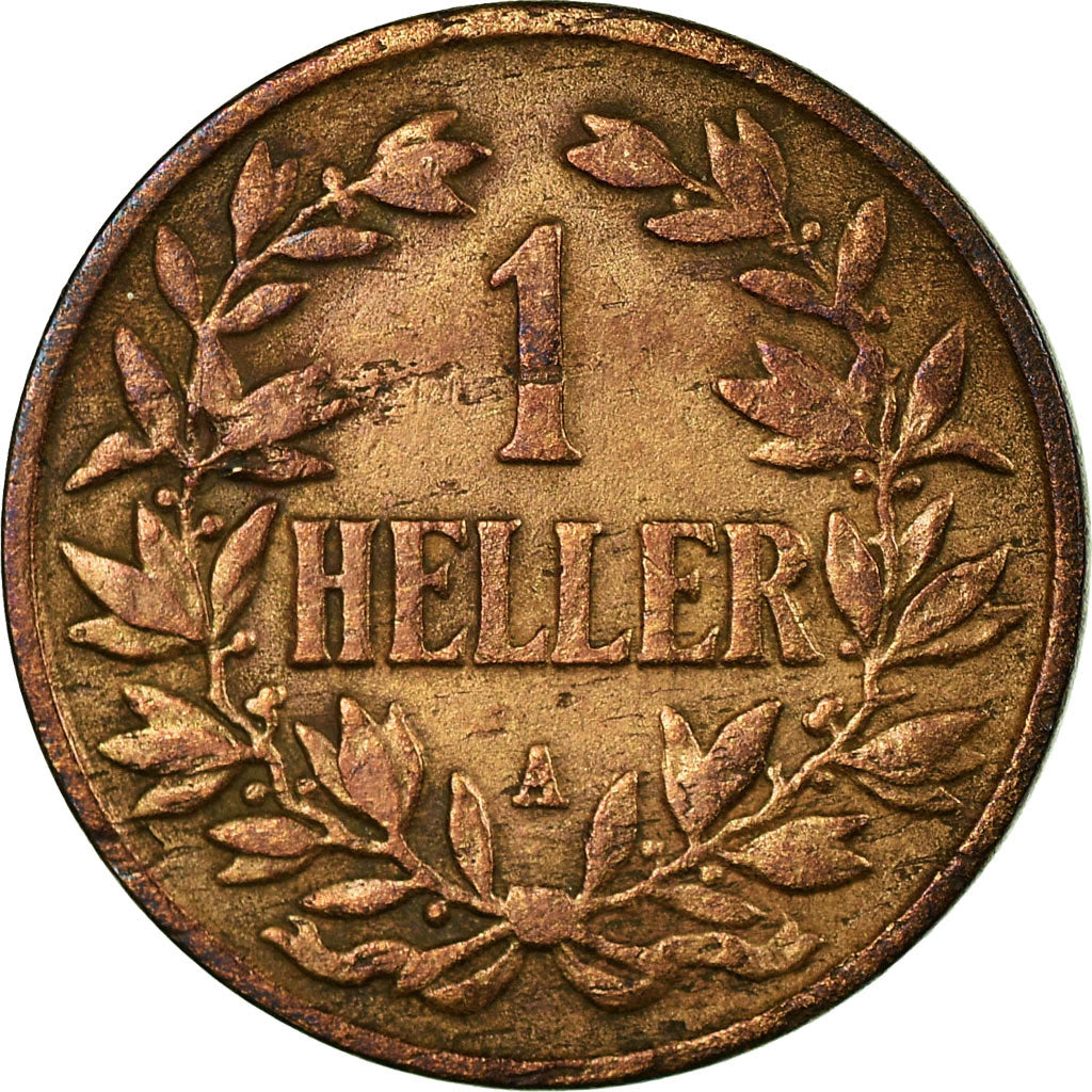 Münze, GERMAN EAST AFRICA, Wihelm II, Heller, 1913, SS, Bronze, KM:7