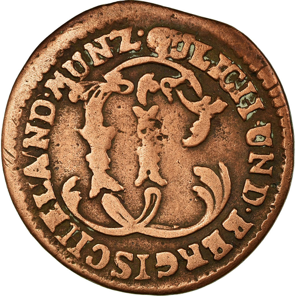 Coin, German States, JULICH-BERG, Karl Theodor, 1/4 Stüber, 1784, VF(20-25)