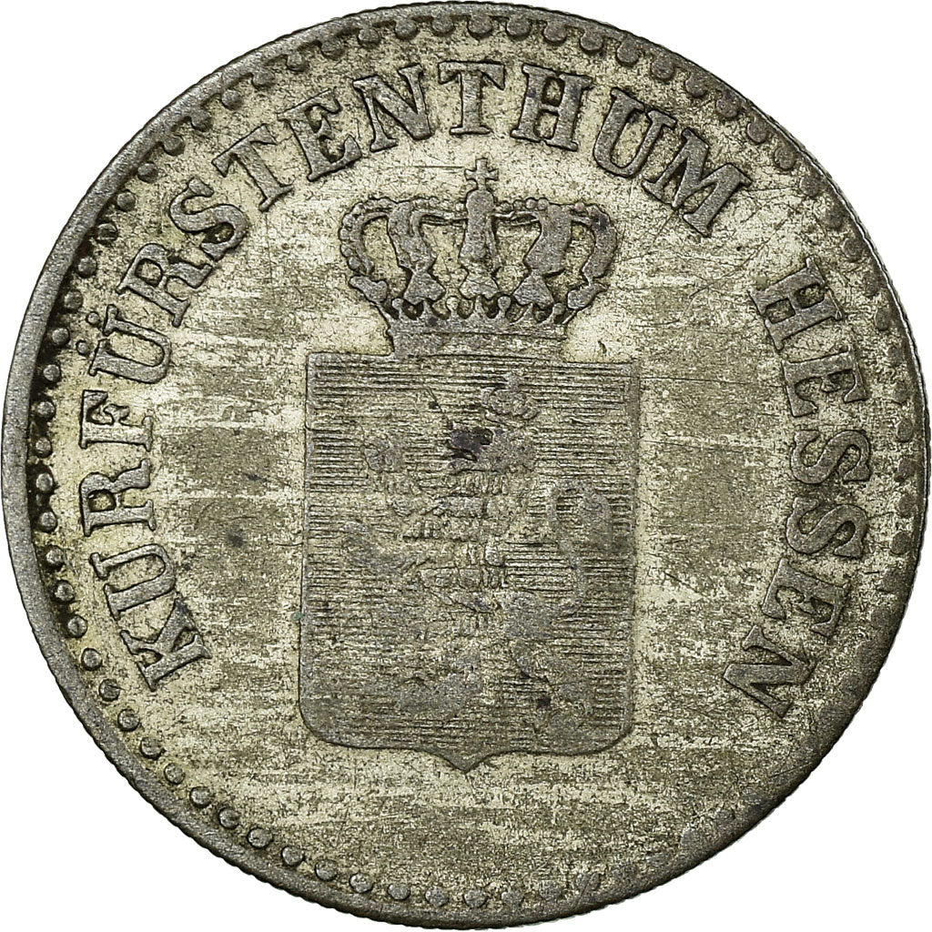Münze, Deutsch Staaten, HESSE-CASSEL, Wilhelm II and Friedrich Wilhelm, Silber