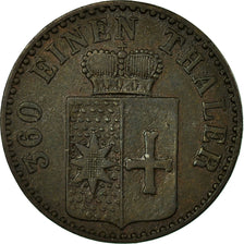 Moneta, Stati tedeschi, WALDECK-PYRMONT, Georg Victor, Pfennig, 1855, Hannover