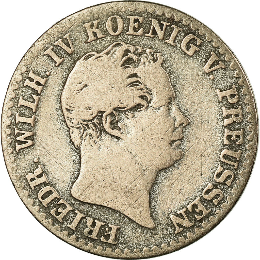 Coin, German States, PRUSSIA, Friedrich Wilhelm IV, 2-1/2 Silber Groschen, 1842