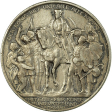 Coin, German States, PRUSSIA, Wilhelm II, 2 Mark, 1913, Berlin, AU(50-53)
