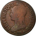 Coin, France, Dupré, 5 Centimes, An 8/7, Lille, VF(20-25), Bronze, KM:640.11