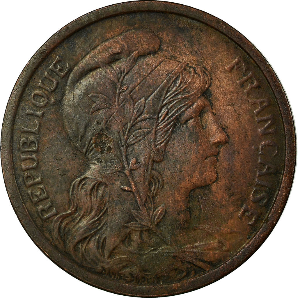 Moeda, França, Dupuis, 2 Centimes, 1904, Paris, EF(40-45), Bronze, KM:841