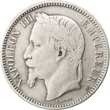 Francia, Napoleon III, Napoléon III, Franc, 1868, Strasbourg, BB, Argento, K...