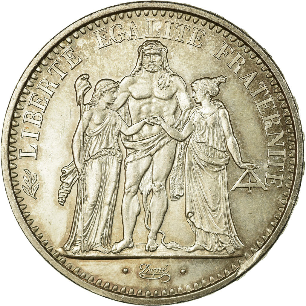Münze, Frankreich, Hercule, 10 Francs, 1965, Paris, VZ, Silber, KM:932