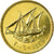 Moneta, Kuwejt, Jabir Ibn Ahmad, 10 Fils, 2006/AH1427, VF(30-35), Mosiądz