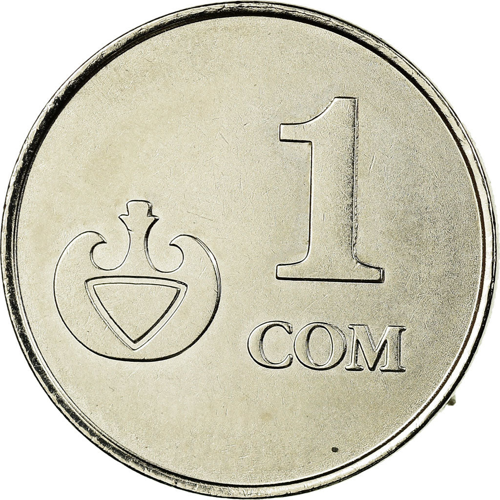 Moneta, Kirghizistan, Som, 2008, Paris, BB, Acciaio placcato nichel, KM:14