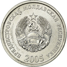 Coin, Transnistria, 5 Kopeek, 2005, EF(40-45), Aluminum, KM:50