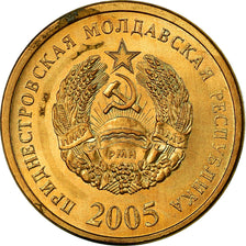 Monnaie, Transnistrie, 50 Kopeek, 2005, TTB, Aluminum-Bronze, KM:53