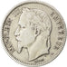 FRANCE, Napoléon III, Franc, 1866, Paris, KM #806.1, EF(40-45), Silver, Gadoury 
