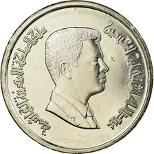Moneta, Jordania, Abdullah II, 10 Piastres, 1999/AH1420, EF(40-45), Nickel