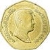 Coin, Jordan, Abdullah II, 1/4 Dinar, 2009/AH1430, EF(40-45), Nickel-brass