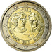 Belgium, 2 Euro, Women's Day, 2011, MS(60-62), Bi-Metallic, KM:308