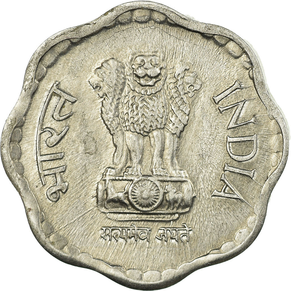 Coin, INDIA-REPUBLIC, 10 Paise, 1986, EF(40-45), Aluminum, KM:39