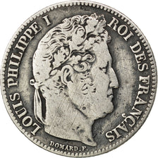 FRANCE, Louis-Philippe, Franc, 1846, Paris, KM #748.1, VF(30-35), Silver,...