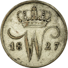 Coin, Netherlands, William I, 10 Cents, 1827, Utrecht, VF(30-35), Silver, KM:53