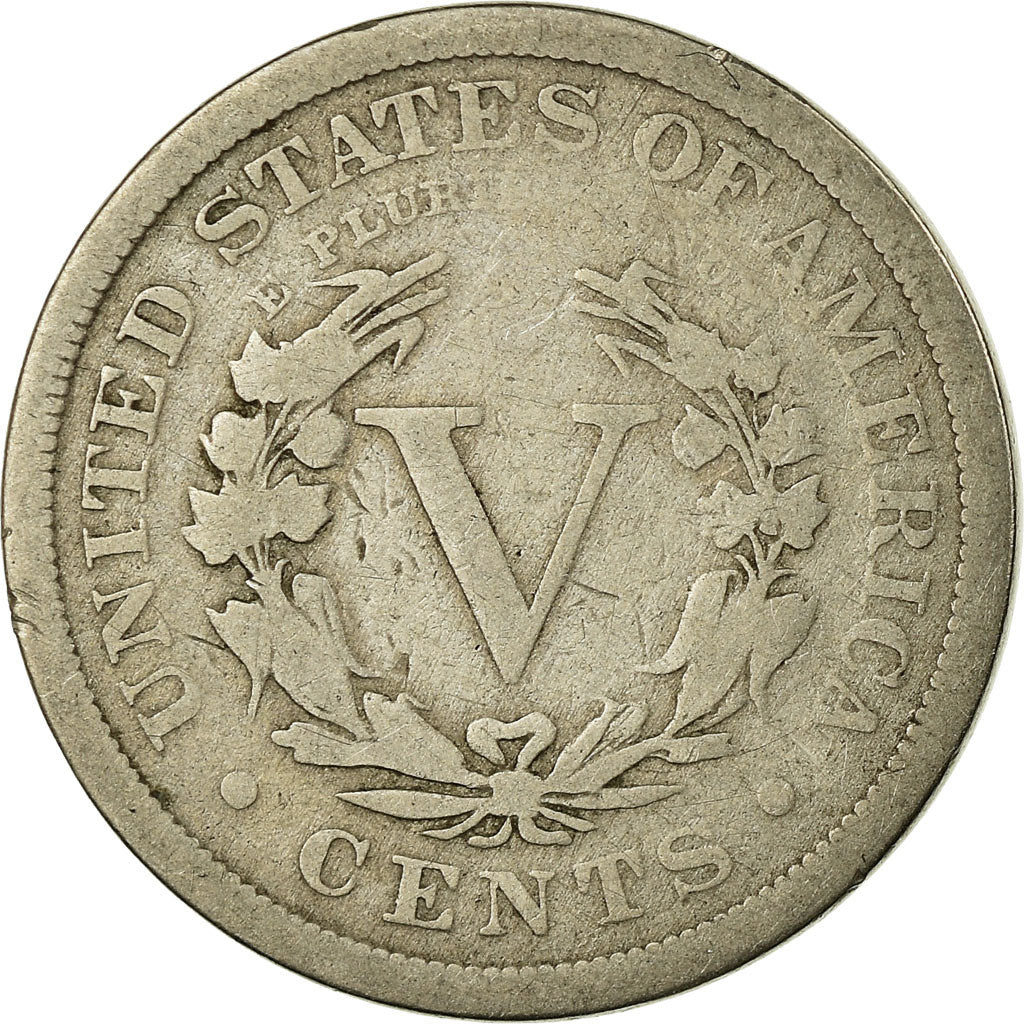 Coin, United States, Liberty Nickel, 5 Cents, 1899, U.S. Mint, Philadelphia