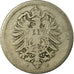Coin, GERMANY - EMPIRE, Wilhelm I, 5 Pfennig, 1875, Frankfurt, F(12-15)