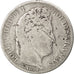 FRANCE, Louis-Philippe, Franc, 1845, Paris, KM #748.1, F(12-15), Silver,...