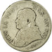 Coin, ITALIAN STATES, PAPAL STATES, Pius IX, Lira, 1866, Roma, F(12-15), Silver