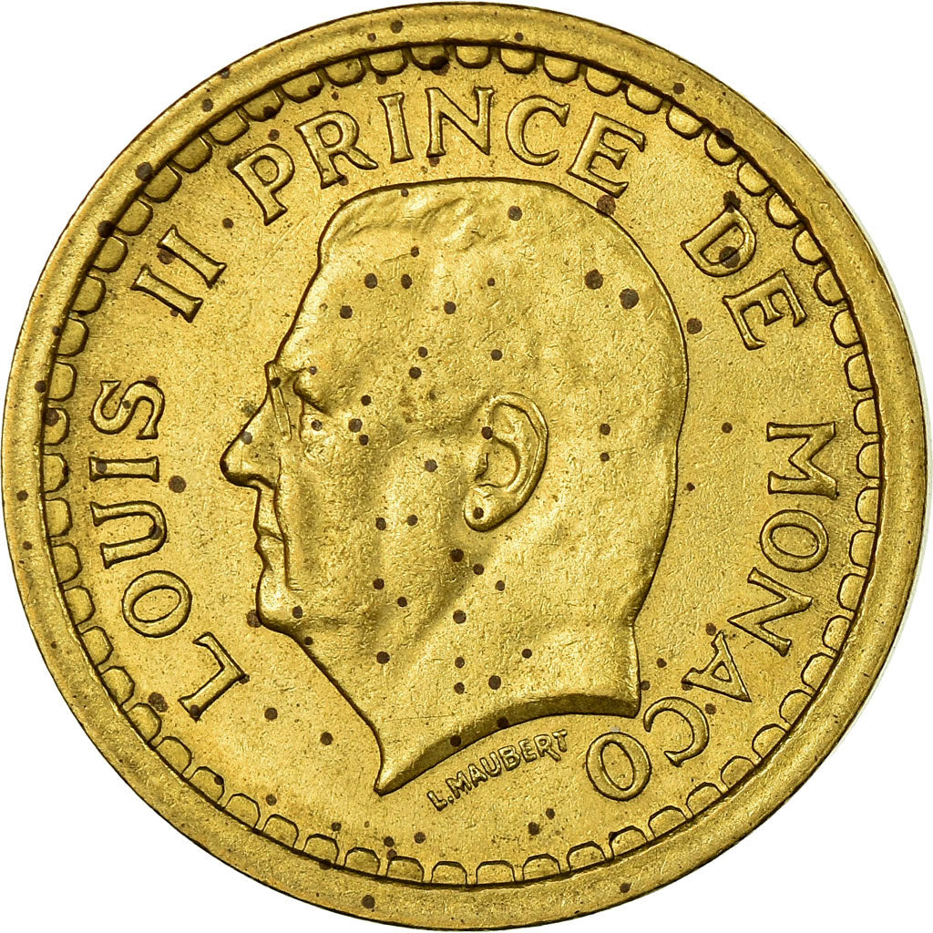 Coin, Monaco, Franc, Undated (1943), Poissy, F(12-15), Cupro-Aluminium