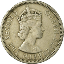 Monnaie, Etats des caraibes orientales, Elizabeth II, 50 Cents, 1955, TB