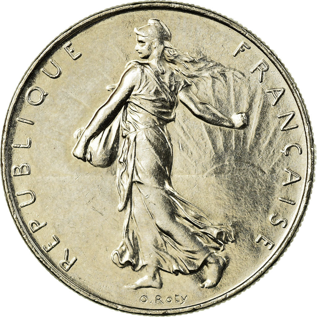 Münze, Frankreich, Semeuse, Franc, 1988, Paris, VZ+, Nickel, KM:925.1