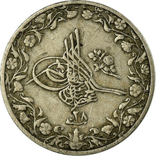 Münze, Ägypten, Abdul Hamid II, 1/10 Qirsh, 1884/AH1293, Misr, SS