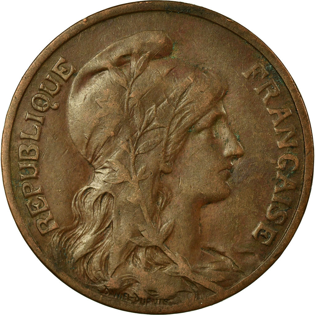 Coin, France, Dupuis, 10 Centimes, 1914, Paris, AU(50-53), Bronze, KM:843