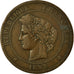Münze, Frankreich, Cérès, 10 Centimes, 1893, Paris, S+, Bronze, KM:815.1