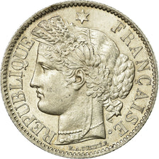 Coin, France, Cérès, 2 Francs, 1881, Paris, MS(60-62), Silver, KM:817.1