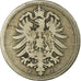 Coin, GERMANY - EMPIRE, Wilhelm I, 10 Pfennig, 1876, Hamburg, VF(20-25)
