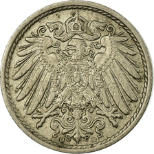 Coin, GERMANY - EMPIRE, Wilhelm II, 5 Pfennig, 1914, Munich, EF(40-45)