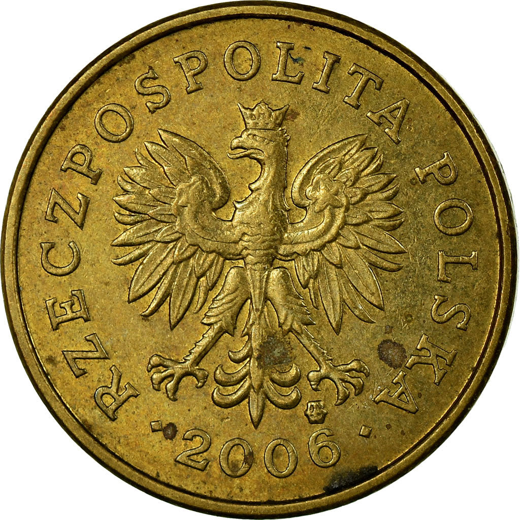 Coin, Poland, 2 Grosze, 2006, Warsaw, VF(30-35), Brass, KM:277