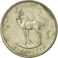 Coin, United Arab Emirates, 25 Fils, 2007/AH1428, British Royal Mint, EF(40-45)