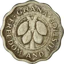 Coin, Ghana, 2-1/2 Pesewas, 1967, VF(30-35), Copper-nickel, KM:14